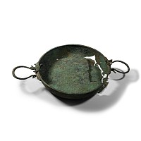 Greek Bronze Phiale with Handles