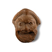 Hellenistic Terracotta Theatre Mask