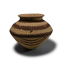 Tell Halaf Painted Terracotta Vessel