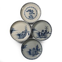 Nanking Cargo Shipwreck Glazed Blue and White Dish Collection