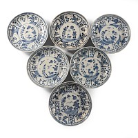 Ca Mau Cargo Shipwreck Glazed Blue and White Dish Set