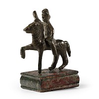 Romano-Celtic Bronze Horse and Rider