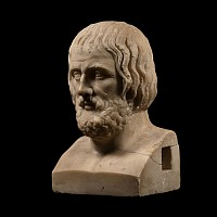 Roman Marble Head of Euripides