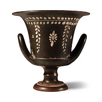 Greek Apulian Gnathian Ware Calyx Krater