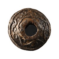 Iron Age Celtic Lead Spindle Whorl