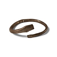 Iron Age Celtic Silver Snake-Headed Bracelet