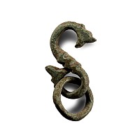 Roman Bronze Military Belt Hook for Quiver