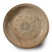 Massive Hoi An Shipwreck Glazed Blue and White Dish