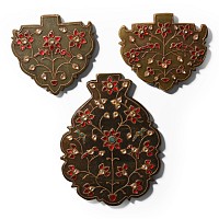 Jadeite Pendants with 'Rubies' and Other Cabochons