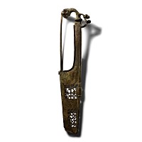 Massive Roman Pannonian Bronze Bow Brooch