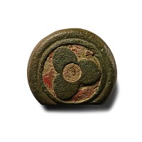 Iron Age Celtic Enamelled Bronze Chariot Lynchpin Terminal