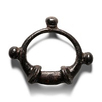 Iron Age Celtic Bronze Tri-Lobed Chariot Teret Ring