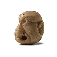 Mesopotamian Alabaster Grotesque Head Pendant