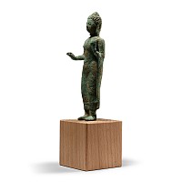 South East Asian Bronze Statuette of a Goddess