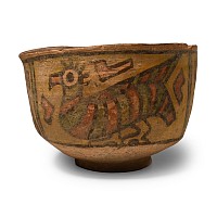 Indus Valley Mehrgarh Polychrone Cup with Birds