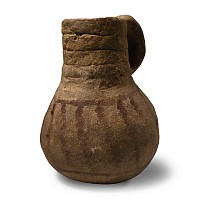 Pre-Columbian Anasazi Painted Ceramic Handled Jug