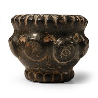 Western Asiatic Polished Steatite Offering Bowl