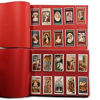 Post Medieval Framed Monarchs Cigarette Cards and 129 Others in Three Folders