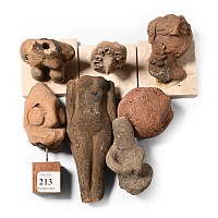 Western Asiatic and Other Terracotta Idol Fragment Group
