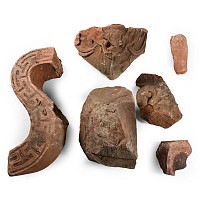 Western Asiatic Red Sandstone Fragment Group