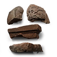 Western Asiatic Red Sandstone Fragment Group