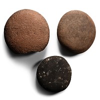 Native American Smoothing Stone Group