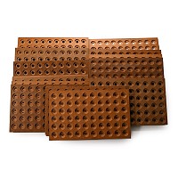 Collector's Wooden Coin Cabinet Tray Group
