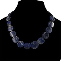 Bactrian Style Lapis Lazuli Large Bead Necklace