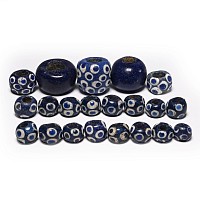Phoenician Blue Glass Bead Group