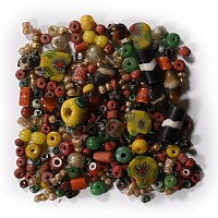Roman Mixed Glass Bead Group