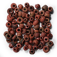 Roman Red Glass Bead Group