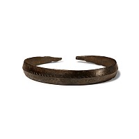 Viking Age Decorated Bronze Bracelet with Animal-Head Terminals