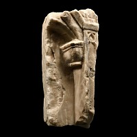 Romanesque Marble Architectural Stele Fragment