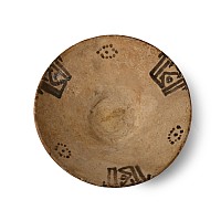 Samarkand Ware Calligraphic Ceramic Bowl