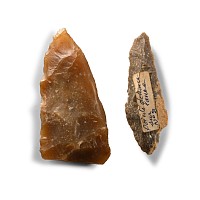 Stone Age Flint Spear Point Group