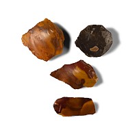 Stone Age 'Fontmaure Jasper' Blade, Piercers and Scraper Group