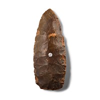 Stone Age Knapped Flint Axehead
