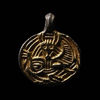 Viking Age Silver-Gilt Beast Pendant