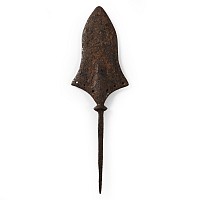 Medieval Pierced Incendiary Fire Arrowhead