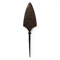 Medieval Pierced Incendiary Fire Arrowhead