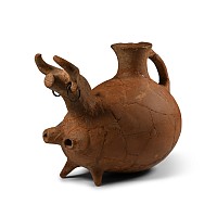 Amlash Terracotta Bull Rhyton