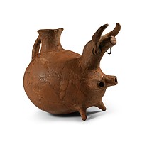 Amlash Terracotta Bull Rhyton