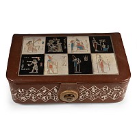 'Egyptianised' Musical Jewellery Box