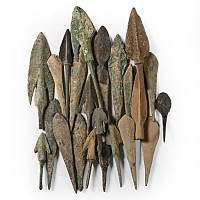 Luristan and Phoenician Bronze Arrowhead Group