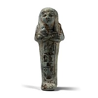 Egyptian Faience Shabti of Qenu-khayes