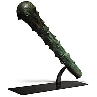 Life-Size Roman Bronze Club from a Statue of Hercules
