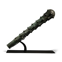 Life-Size Roman Bronze Club from a Statue of Hercules
