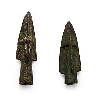 Greek Bronze Arrowhead Group