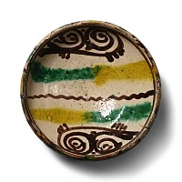 Byzantine Green Glazed-Ware Bowl