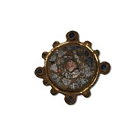 Late Saxon Enamelled Gilt Bronze Brooch